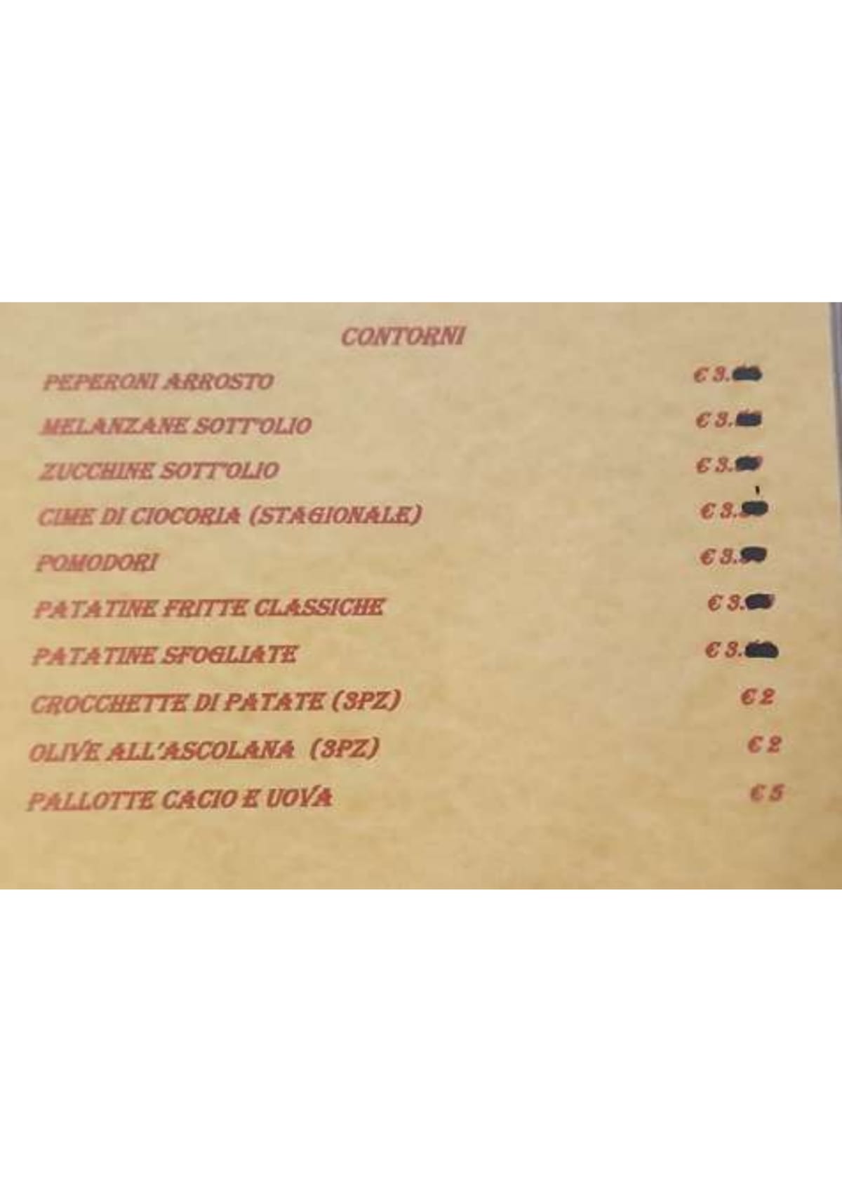 Speisekarte 2023 Zaff The King in San Giovanni teatino TheFork