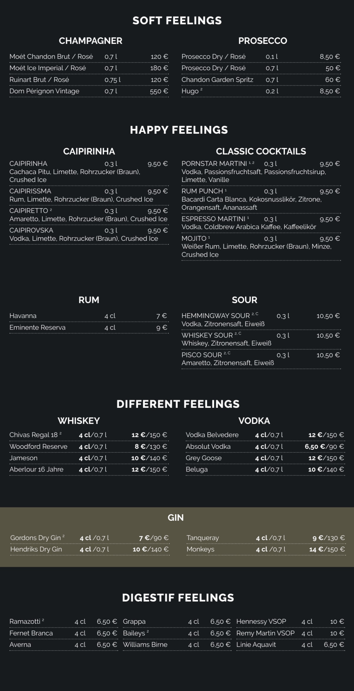 Menus 2024 Chicago Steakhouse in Berlin TheFork