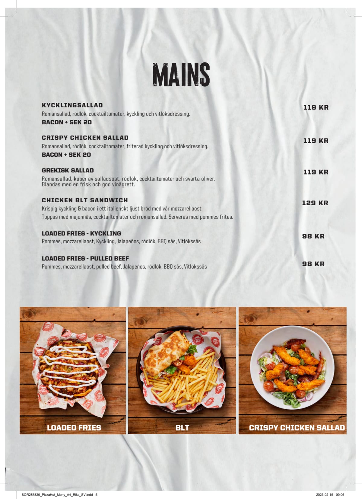 Pizza Hut - Hötorget menu