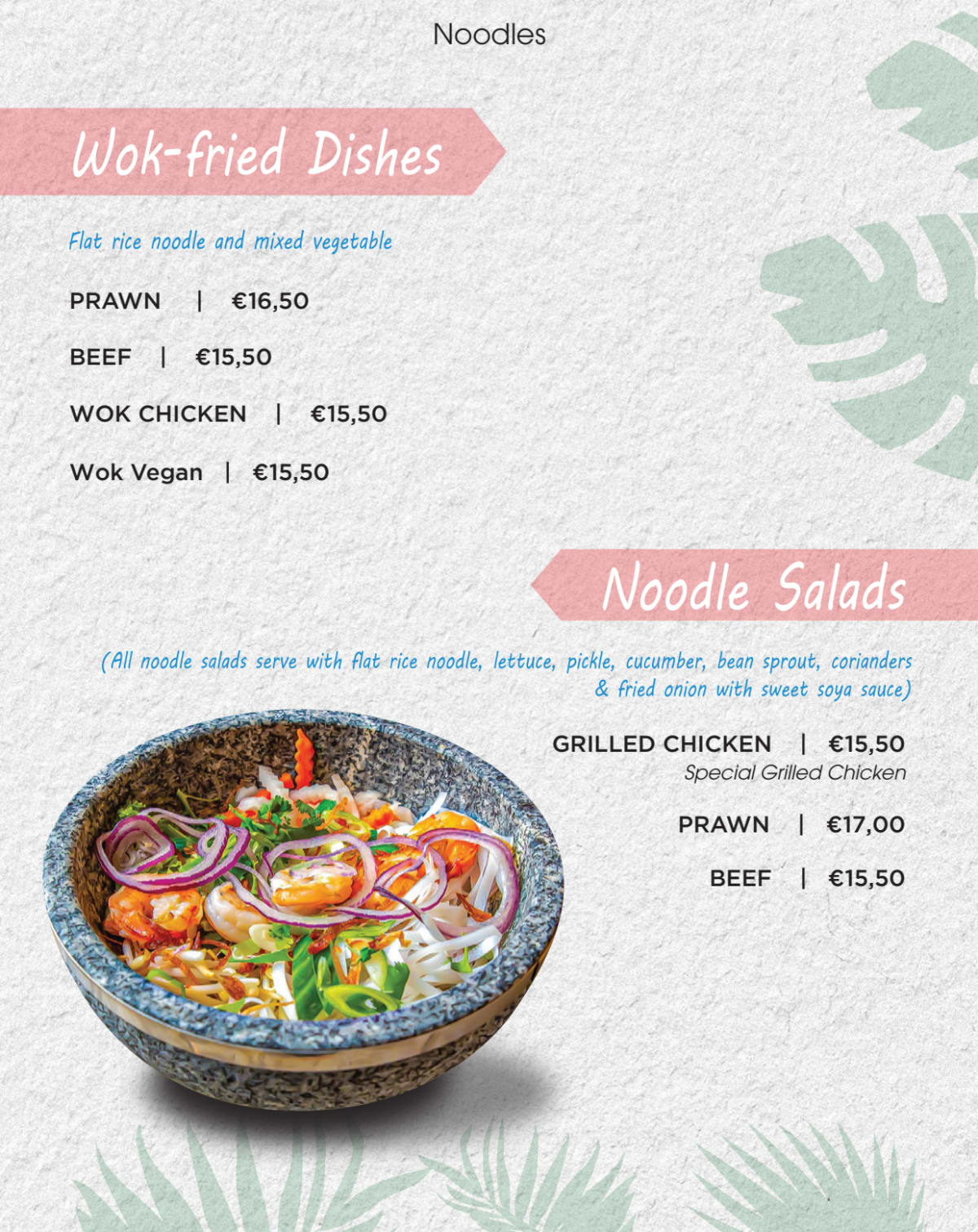 The hangout menu deals