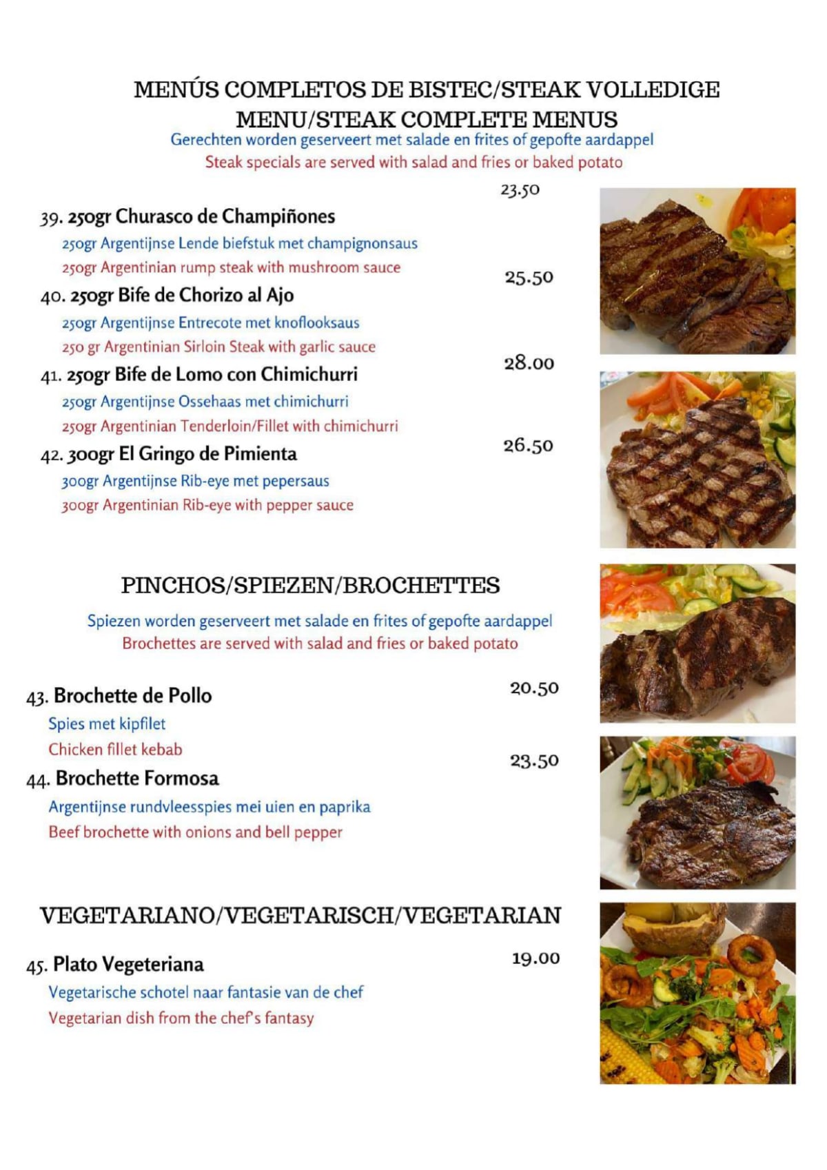 Formosa menu deals