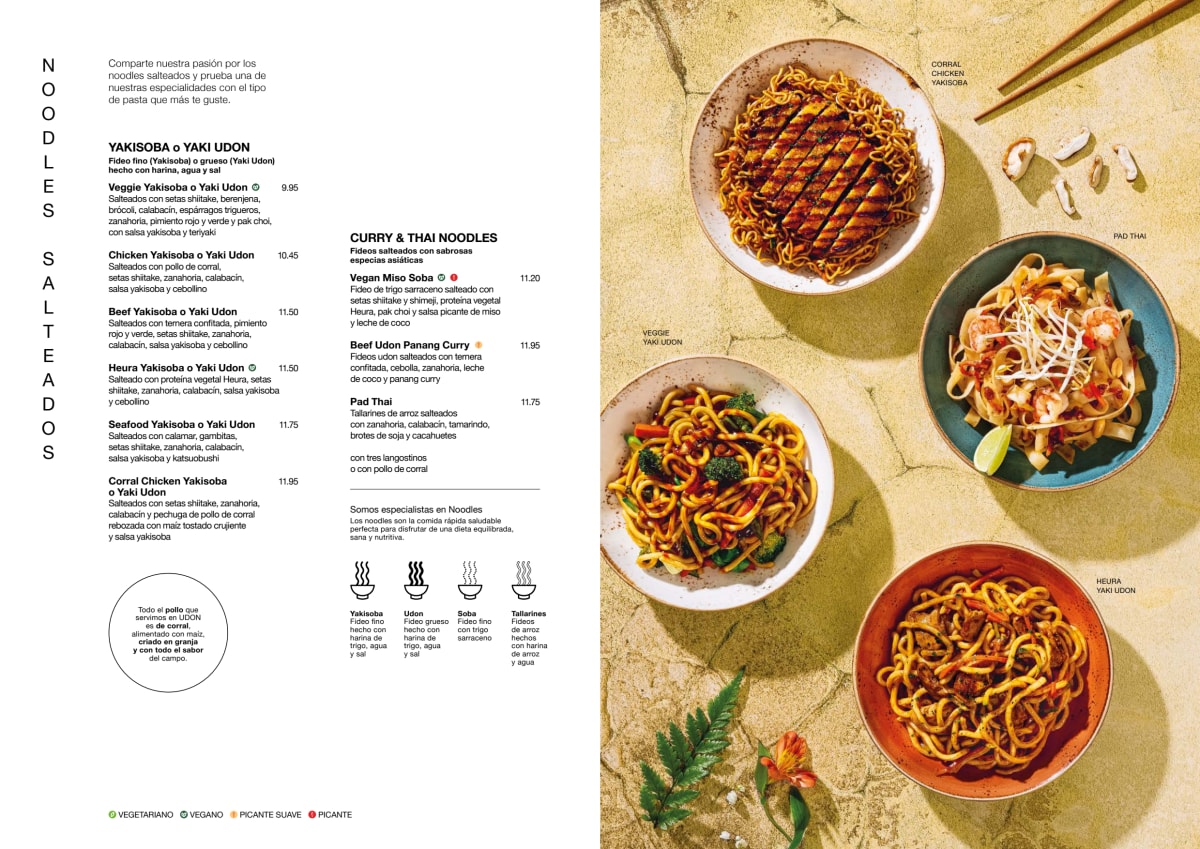 Carte et Menus 2024 Udon Asian Fodd León à León TheFork