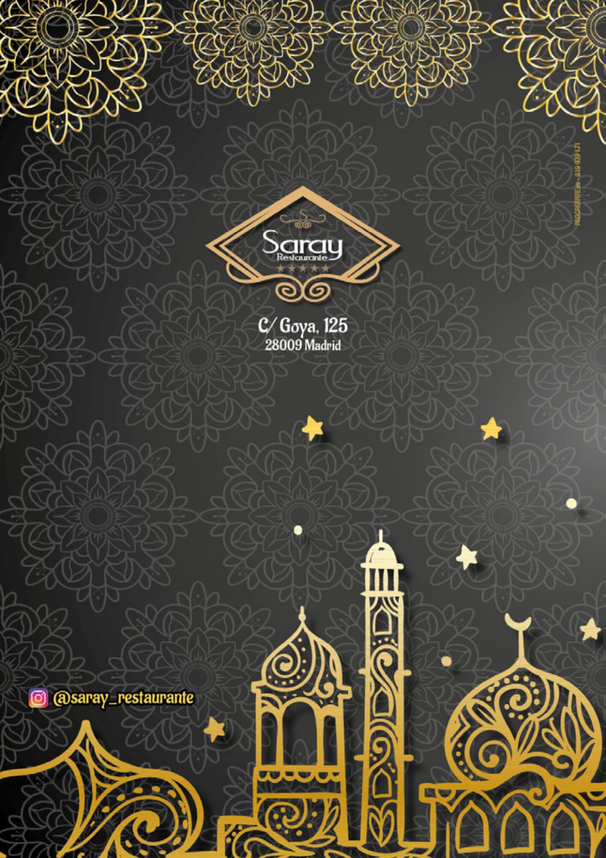 Saray menu