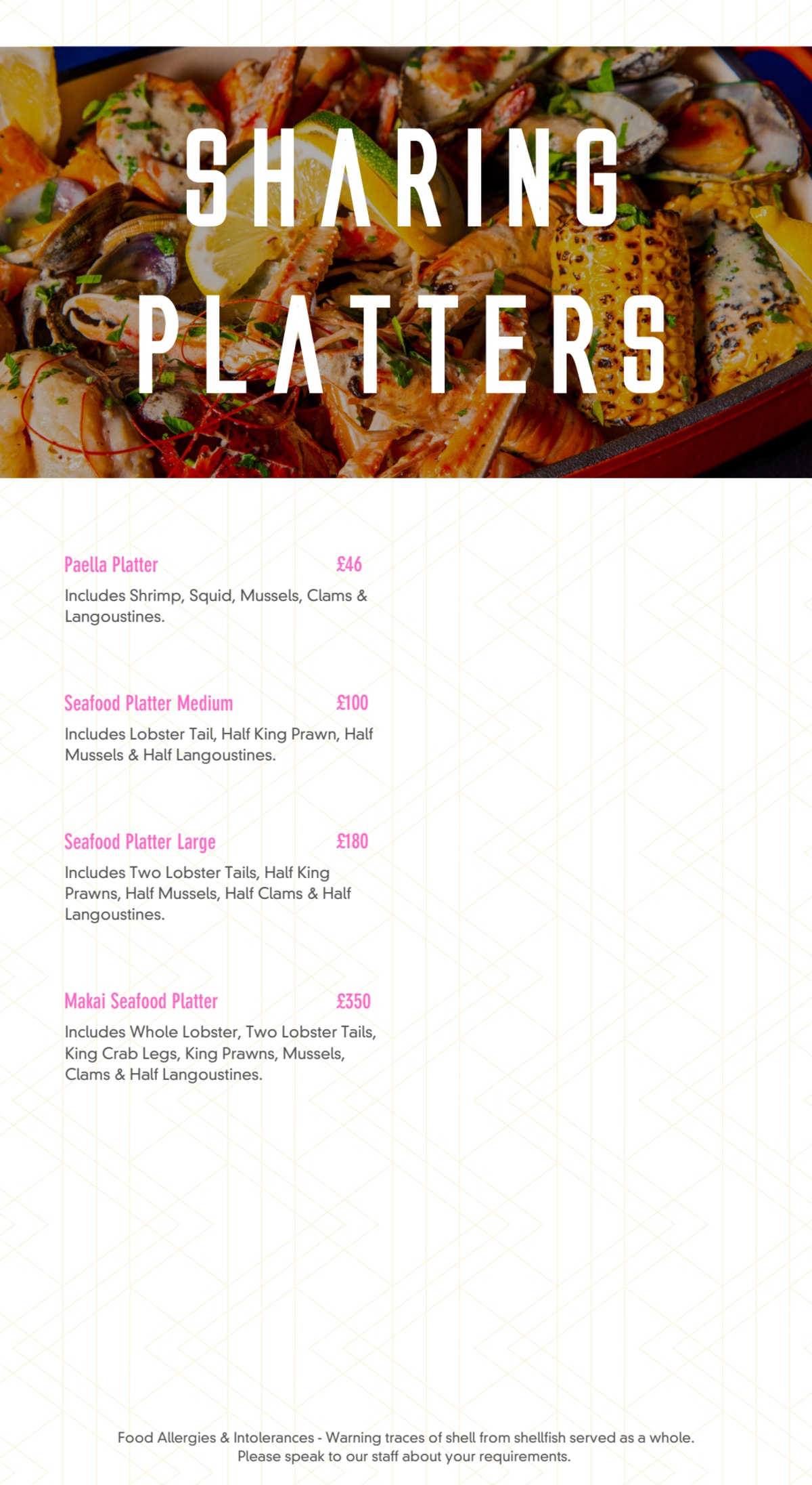 Menus 2024 Makai Restaurant in Brentford TheFork