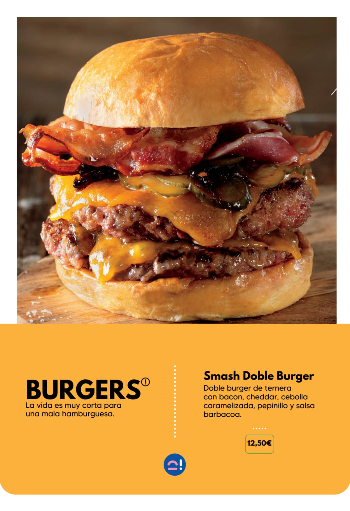 Say Cheese Burgers menu