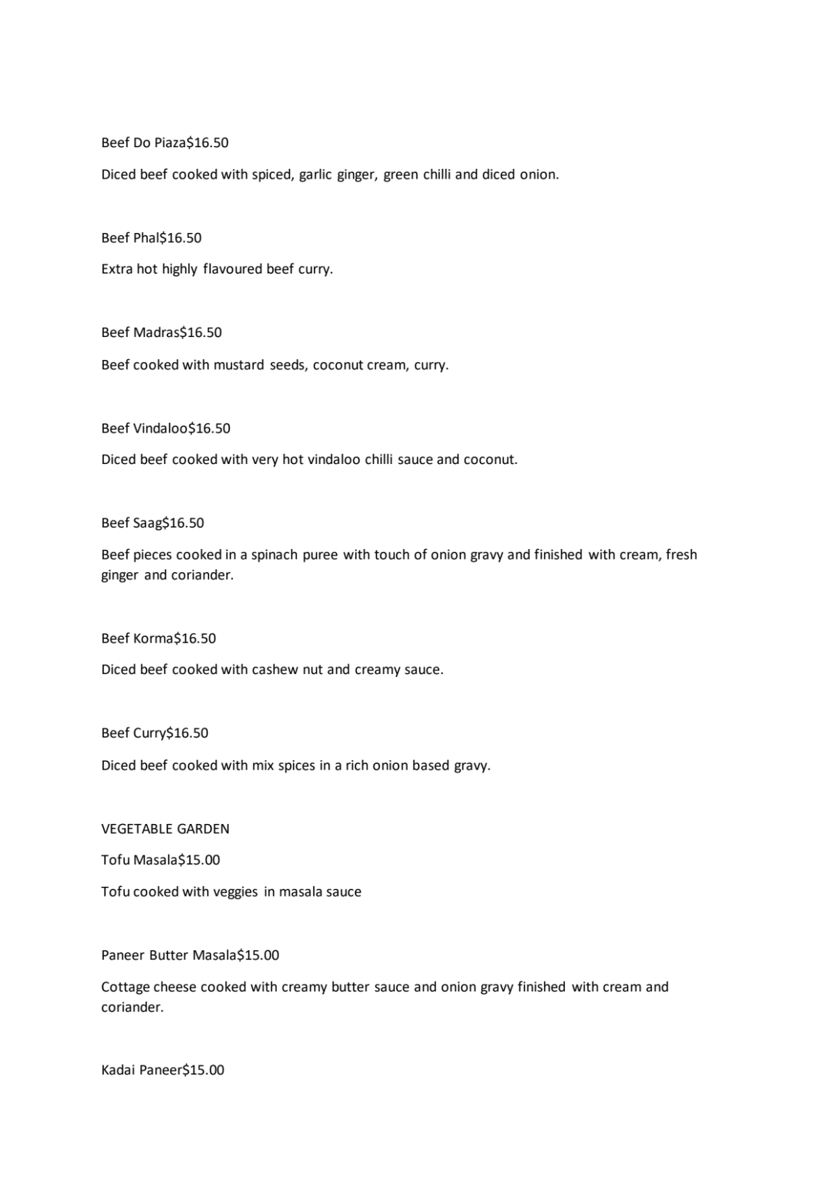 Menus 2024 Marpha Restaurant in Mentone TheFork