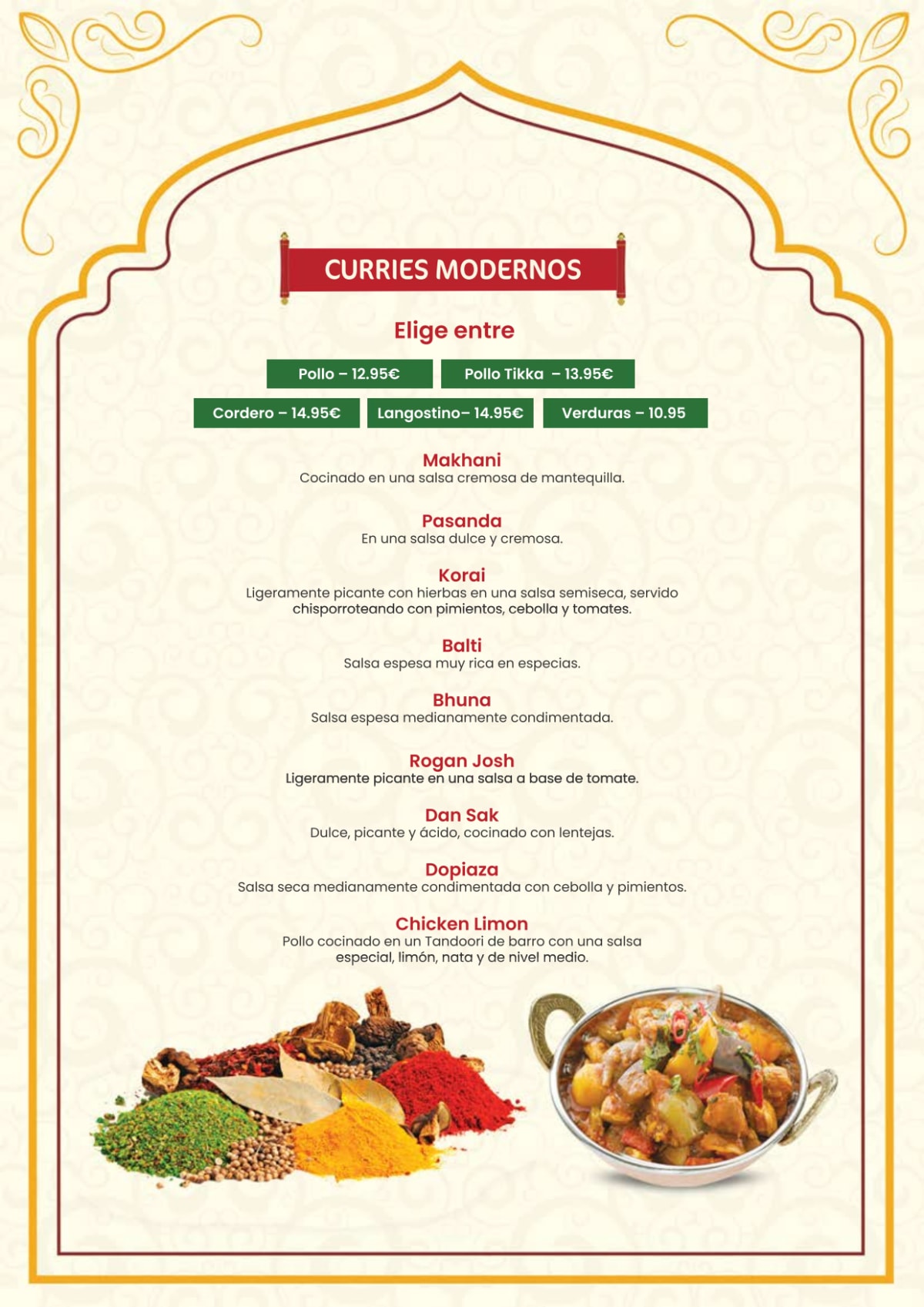 Menù completo e carta 2024 Rajasthan Indian Restaurant Palmanova a Palmanova TheFork