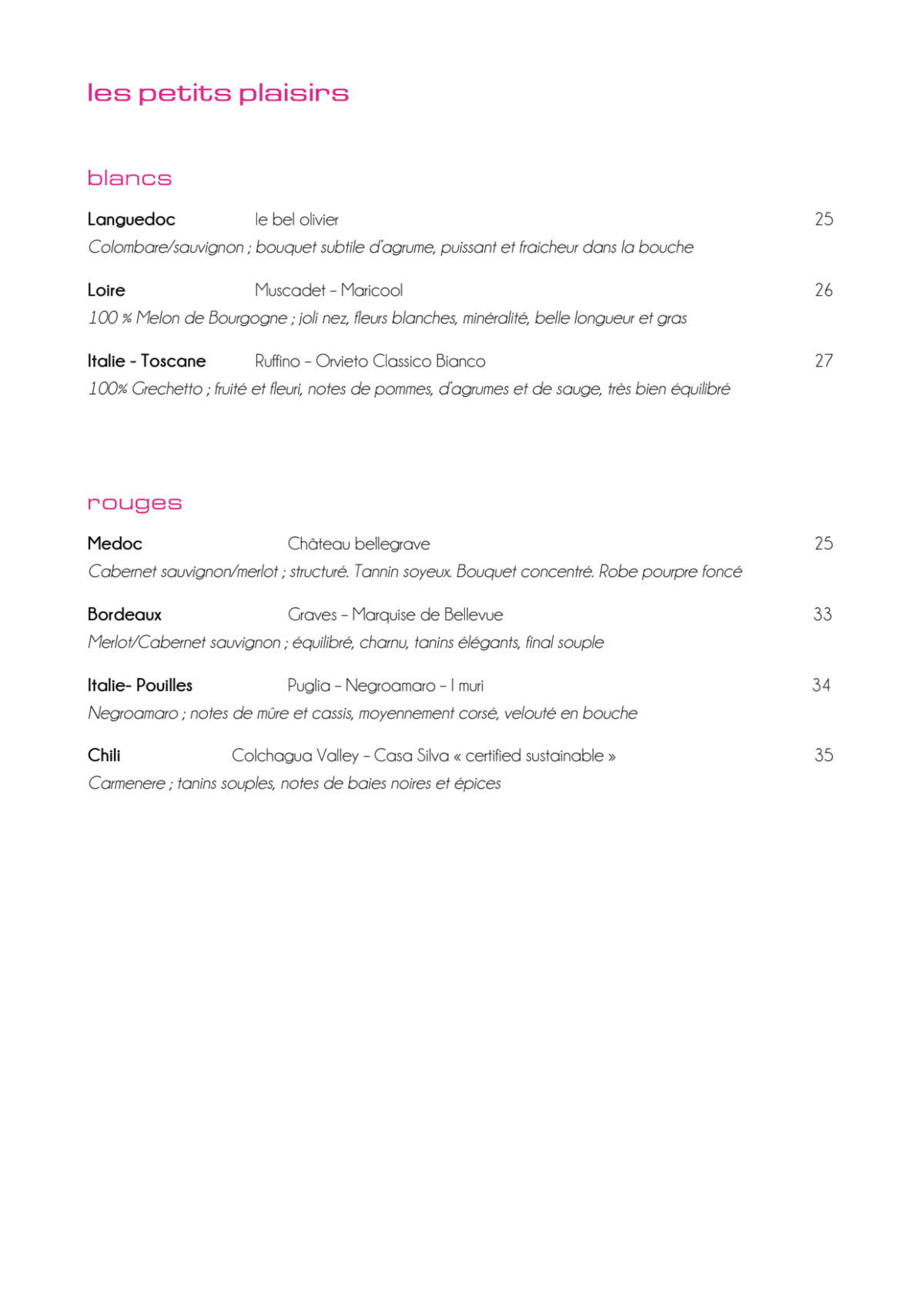 Gou menu