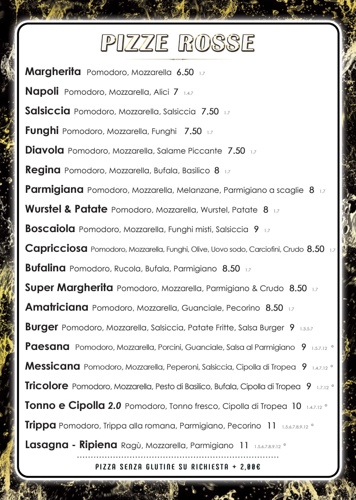 Menù completo e carta 2024 - Jolly Ristorante Pizzeria a Cerveteri