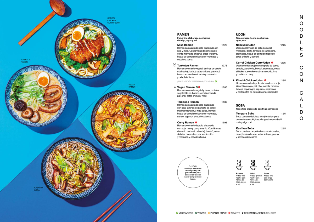 Menù completo e carta 2024 Udon Burgos a Burgos TheFork