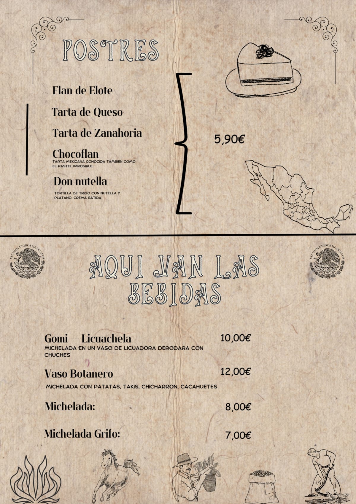 Don Tortilla Goya menu