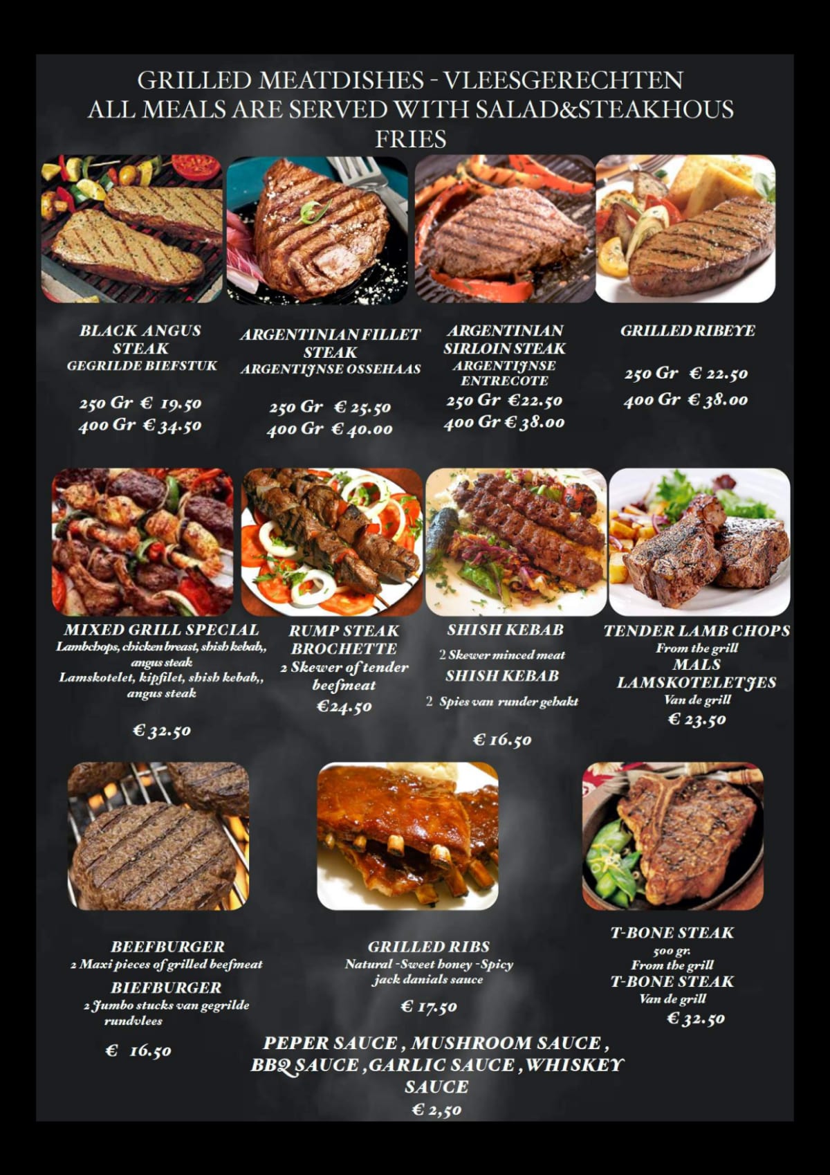 Q Global Kitchen menu