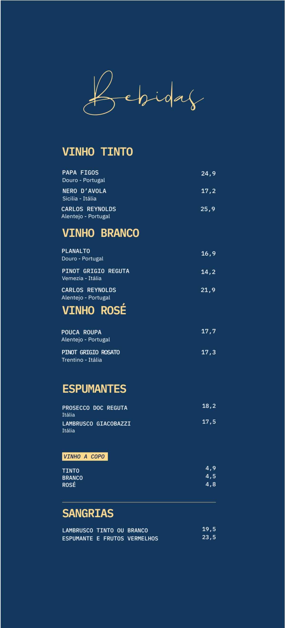 Totale Pizzeria - Alvalade menu