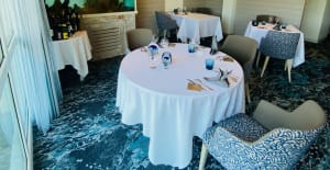 restaurant,  décoration bleue Aigue Marine - Aigue Marine, Tréguier