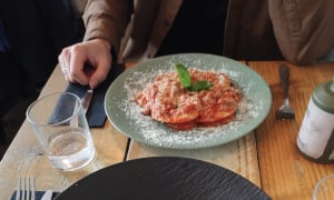 Risotto Gamberi, Burrata e Pistacchio - Osteria Bella Ciao, Amsterdam