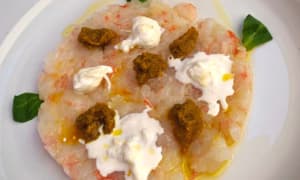 Tartara Di Gamberi Rosa, Pesto Di Pistacchi, Stracciatella Di Burrata - Maragasc, Legnano