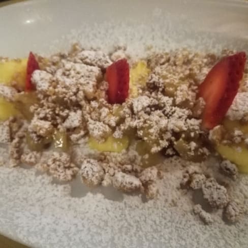 Crumble di mele alla crema - Hosteria Pizzeria da Andrea, Rome