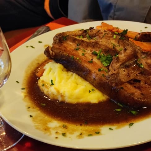 Poitrine de cochon confite  - La Chope, Paris