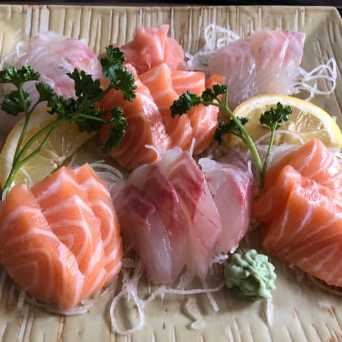 Sashimis saumon n et daurade