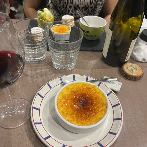 Crème brûlée + thé gourmand  - La Table de Justine, Tours
