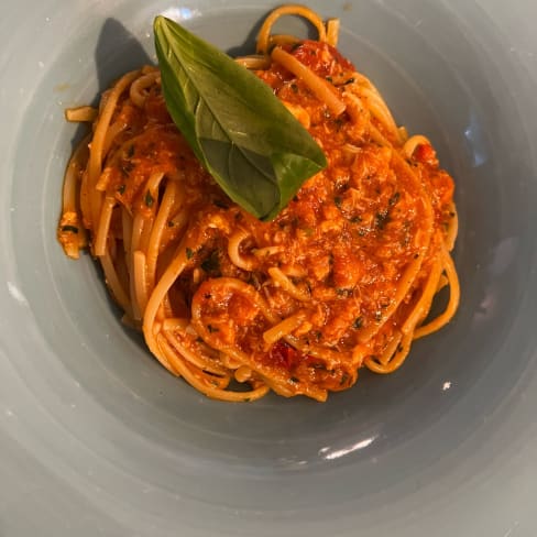 Spaghettone e sugo davvero buoni ma del pistacchio neanche l’ombra! - Ristorante Donna Sofia dal 1986, Rome