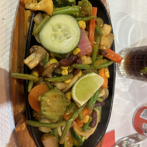 Fajitas végétarienne - O Mexico, Paris