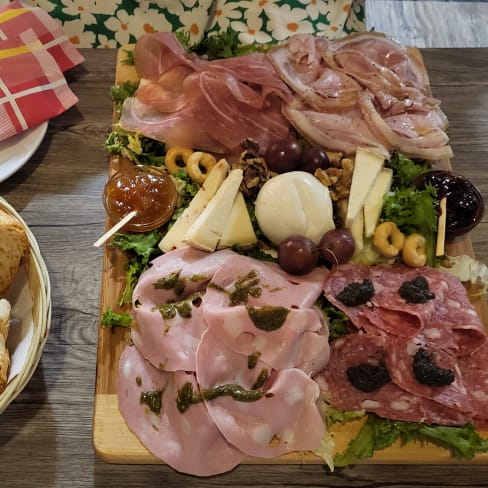 Gran tagliere di salumi e formaggi per due  persone - Baguetteria del Fico, Rome