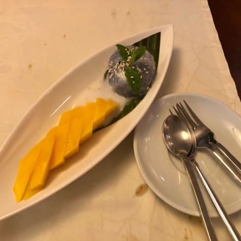 Postre típico thailandés - Thai Gracia, Barcelona