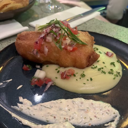 Filetes de Bacalhau com Puré de Wasabi  - Peixola, Lisbon