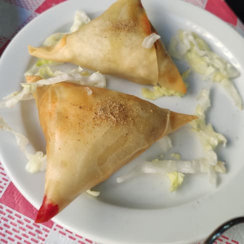 Samosa de pollo - Baisakhi Indian Restaurant, Madrid