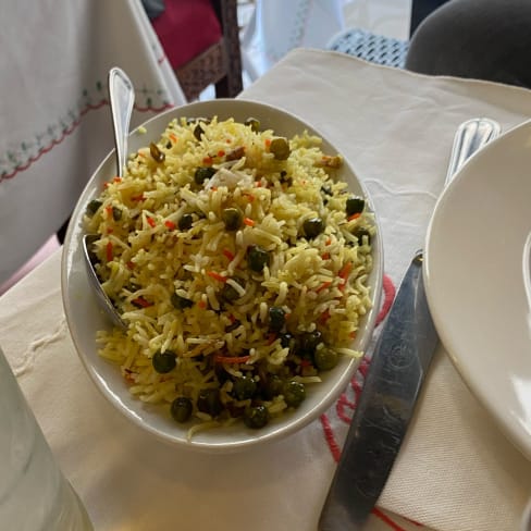 Riz plein d’épices , bien agrémenté , un voyage olfactif  - Au Palais de l'Himalaya, Paris