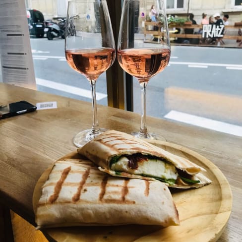 Piadina Veggie (Légumes et mozzarella) - Pratz, Paris