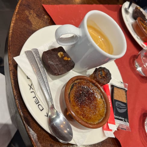 Café gourmand fait maison  - Aux 2 Écus, Paris