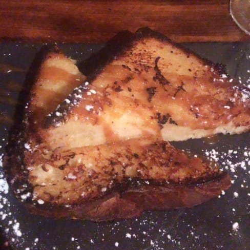 Pain perdu caramel beurre salé - le Bistrot à Deux Têtes, Paris