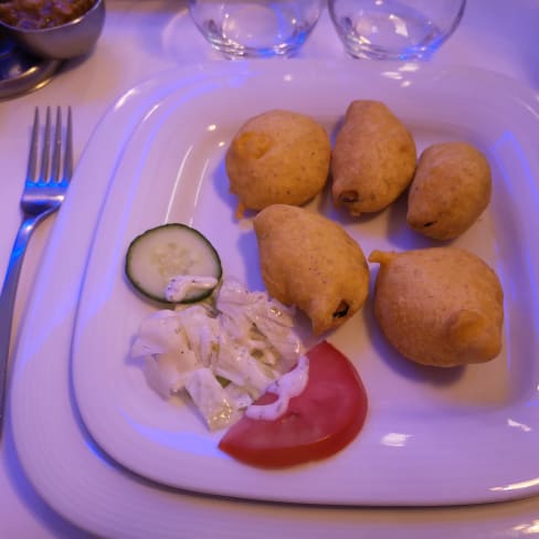 Entrée d'aubergine  - Suraj, Paris