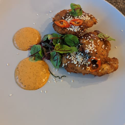Crispy Asian Chicken with Corriander and Chilli 