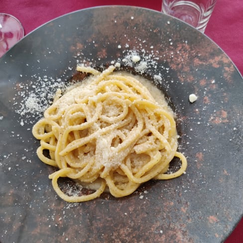 Tonnarello cacio e pepe - Osteria nel Campo, Rome