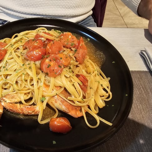 Linguine con granchio e pomodorini - Versa Bistrot, Milan