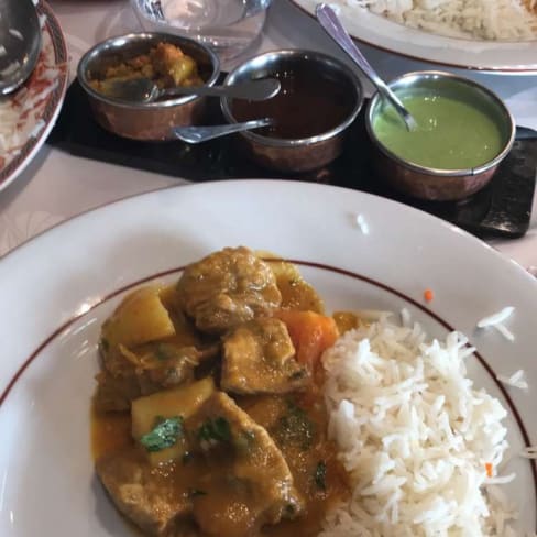 Poulet vindaloo - Kashmir Café, Montreuil