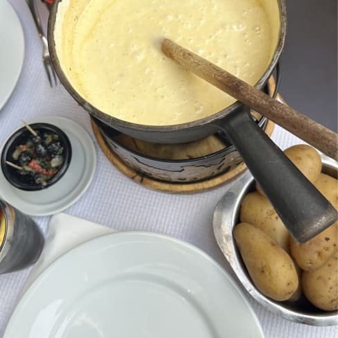 Fondue savoyarde  - Le Chalet Savoyard, Paris