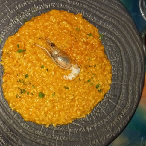 Risotto alla crema di scampi locali - Il Ristoro, Rome