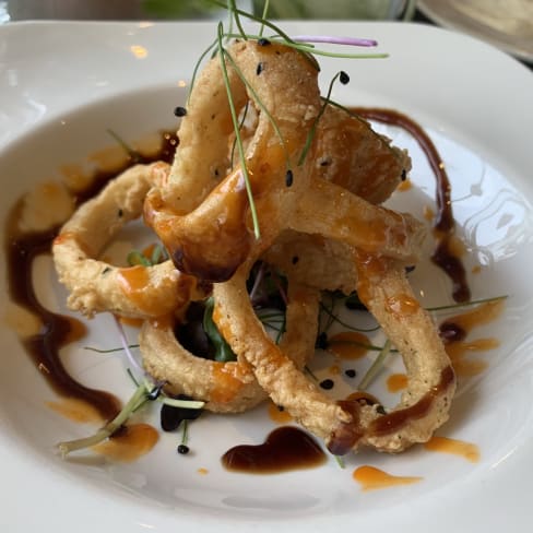 Herbs crusted deep fried calamari - Everest Inn Hythe
