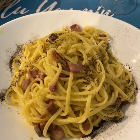 Spaghetti Carbonara - Blu Yasmin, Milan
