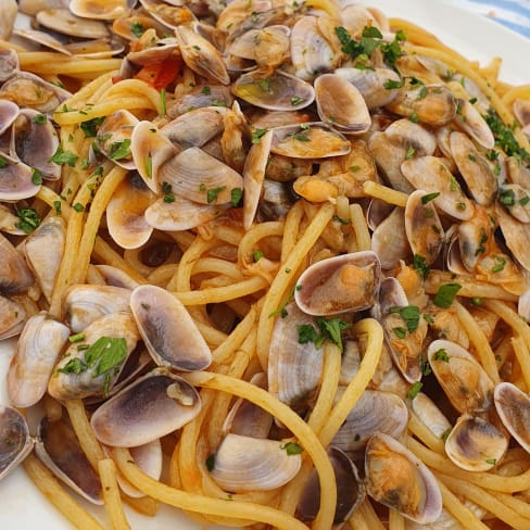 Spaghetto telline e pomodorini - Playa Cafè -  Blanka , Pomezia