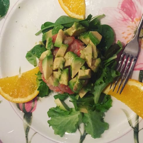 Tartare gambero rosso e avocado - Gente di Mare, Milan