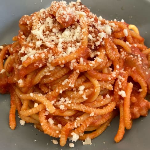 Tonnarelli all’amatriciana  - Dai Cugini, Rome