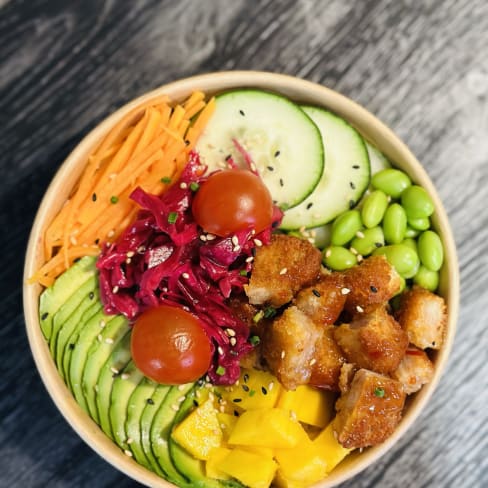 Poke bowl chicken - Restaurant The Vintage (Sushi and More), Lisbon