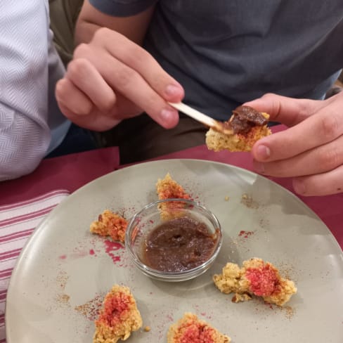 Sbrisolona alla cannella - Pizzic'Osteria Volpetti Bistrot "Salumeria Storica dal 1870", Rome