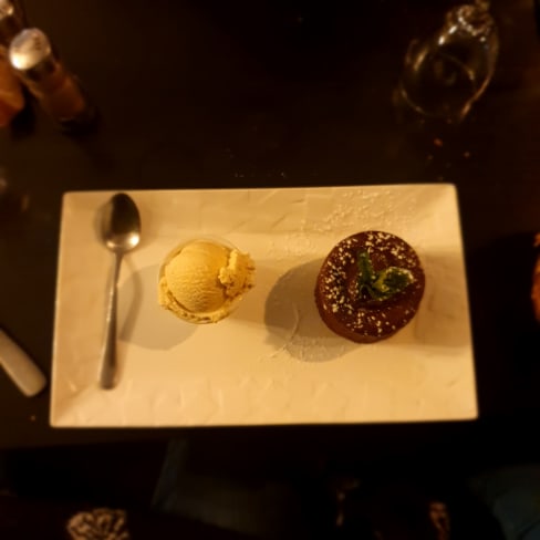 Moelleux au chocolat  - Le Petit Raspail, Levallois-Perret