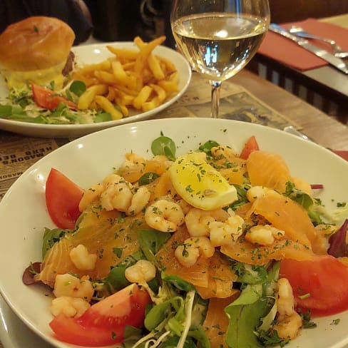 Salade du pêcheur - Bistrot Le Dôme - Porte de Versailles, Paris